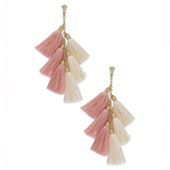 Ettika Daydreamer Tassel Earrings! - Picture 1 of 6
